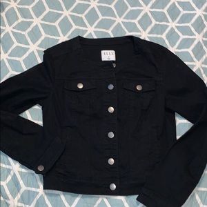 Black jean jacket